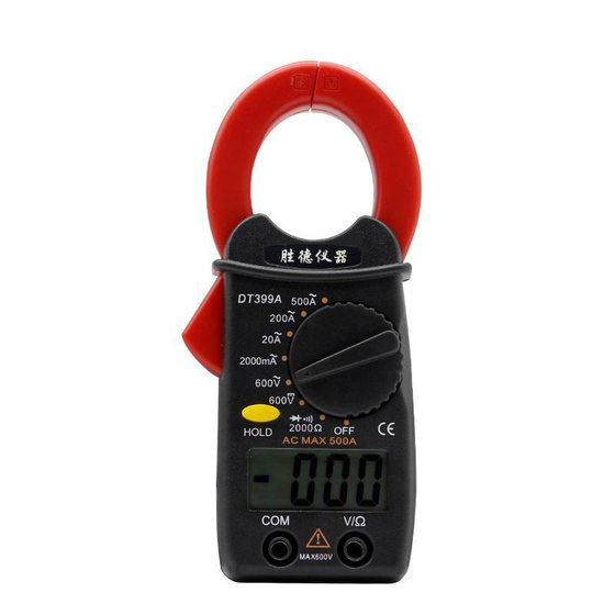 
Shengde pocket small clamp watch DT399A small current full protection 0.01A beep anti-burn high precision