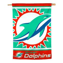 Miami Dolphins 28x40 Vertical Banner