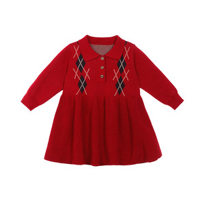 
Little O Dad Baby Boys and Girls Baby Sweater Knitted Tops 2026 New Spring Baby Sweater College Style