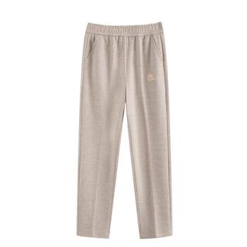 Plush fleece loose casual middle-aged and elderly mom pants