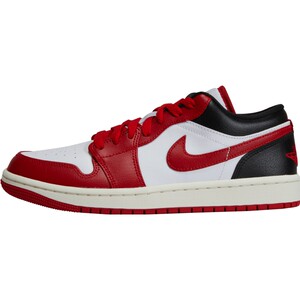 
Year of the Horse Series丨NIKE Nike Women's AJ1 Red White Black Low-top Sneakers Retro Basketball Shoes DC0774-160