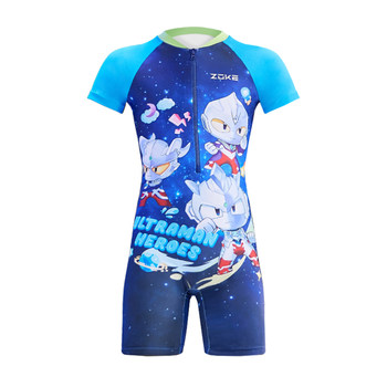Zhouke boy one-piece flat horn swimsuit upf50+ sun protection