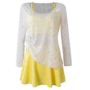 
Beautiful hot spring swimsuit split three-piece set for fat girls, hot spring vacation skirt, high-end large size bikini for women