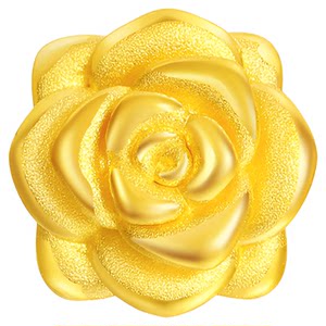 
Old Koehler Gold 3D Hard Gold Rose Transfer Beads Pure Gold 999 Bracelet Couple Gift to Girlfriend