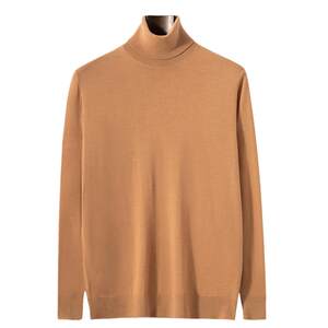
Worsted turtleneck 100 pure cashmere sweater for men spring and autumn new ultra-fine high-end knitted bottoming loose thin sweater