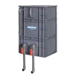 Permanent fish pond filter box high-efficiency filter material to raise the box