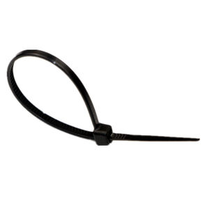 3 * 200mm plastic self-locking white nylon cable tie, fixed seat buckle, 100 straps, one pull binding strap