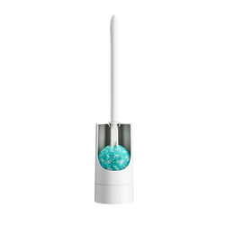 Toilet brush household no dead angle brush long handle bathroom toilet brush set cleaning artifact brush head groove