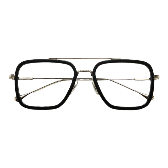 Iron Man Little Robert Downey Glasses Frame Frame Men's Tide Big Face Macrone Frame Men's Glasses Formula