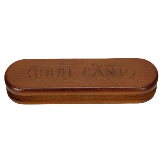 Outdoor camping Portable barbecue solid wood handle Korean barbecue plate anti -scalding binar round baking pan wood handle