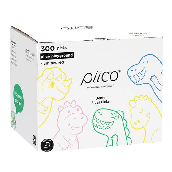 PIICO Infant Dental Baseball Destiny Ultra -fine U.S. Baby Dedicated Tooth Slim Brush Drinking Drifting Double Line
