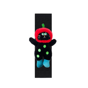 
emo original Ping Anguo Xiao Black Cat Car Seat Belt Shoulder Cover Cute Car Jewelry Shoulder Pads Shoulder Anti-wear Universal