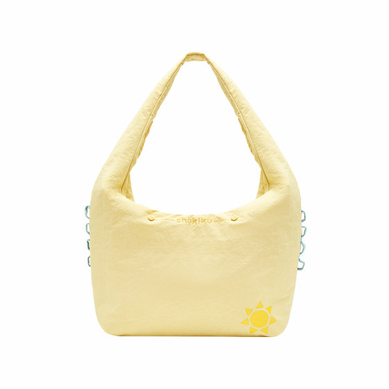 
SHUKIKU cloud bag lightweight commuter shoulder crossbody small bag Dong Xuan small dimple same style tote bag