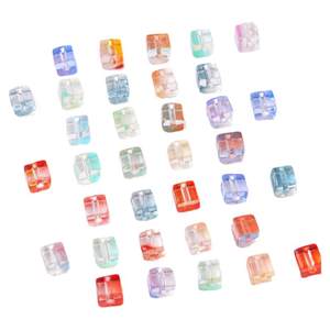 
30 Gradient Symphony Crystal Sugar Beads Loose Beads Handmade DIY Beaded Bracelet Necklace Ear Jewelry Accessories