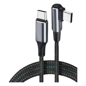 
Elbow double typec fast charging cable male to male 120W suitable for Apple iPad Huawei Xiaomi laptop 6A