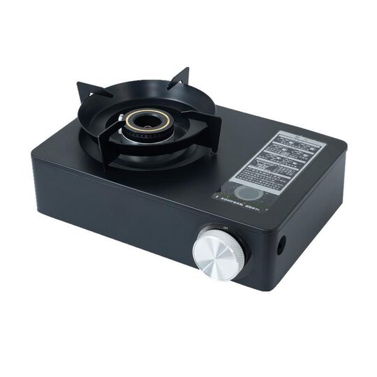 Réchaud Camping Gaz Portable Pliable Coupe-Vent Brûleur Camping Mini