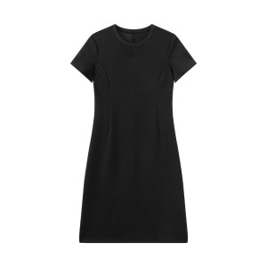 
SW Suwei Dress Long Skirt Women's Spring and Summer New Commuting Versatile Waist Skirt Slim Long Solid Color A-Line Skirt