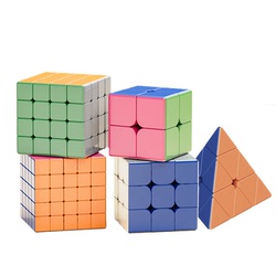Holy Hand Macaron Rubik's Cube 23453rd-order Competition Special Magnetic Children's Educational Toys Pyramid Decompression