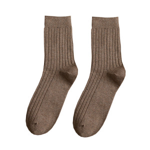 Socks for men pure cotton autumn and winter anti-odor and sweat-absorbing Zhuji men's mid-tube men's socks spring and autumn business retro cotton thread stockings
