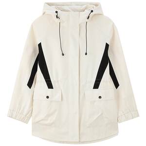 
MB MindBridge2026 New Hooded Jacket Women's Urban Outdoor Jacket Spring Contrast Color Sports Top