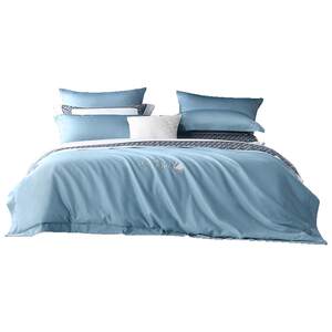 
Mercury Home Textiles 60-count long-staple cotton four-piece set 100-count pure cotton sheet quilt cover fitted sheet light luxury bedding