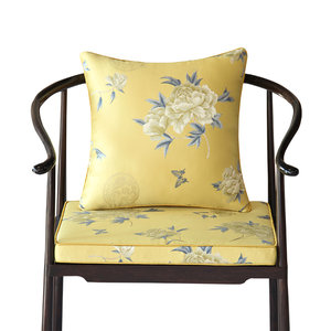 
Latex cushion New Chinese style mahogany chair cushion dining chair ring chair tea table chair cushion solid wood sofa cushion seat cushion custom