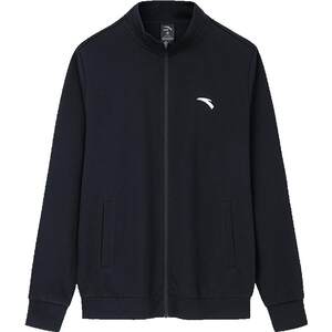 
ANTA easy-care jacket丨Knitted stand-up collar sports top men's spring new casual cardigan sweatshirt long sleeves