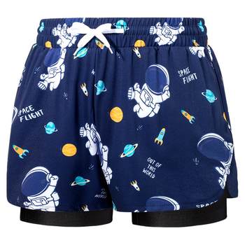 Yake Children's swimming trunks new professional fast -drying swimming trunks
