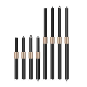 
Mobile phone live broadcast bracket metal extension rod telescopic adjustment tripod suction cup car selfie stick extension rod 1/4
