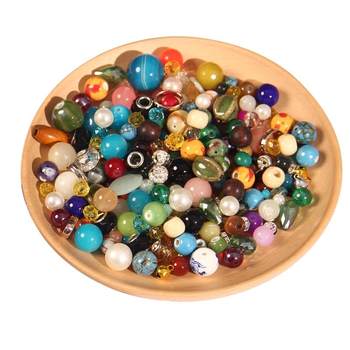 DIY handmade jewelry accessories mixed bead material bag