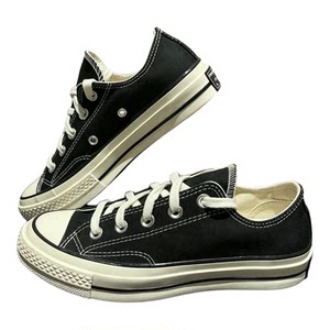 
Kuang Qi 1970s canvas shoes men's Malden All Star summer student shoes sports casual sneakers women's black.
