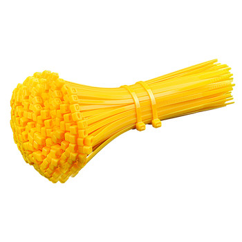 Nylon tie color red yellow blue green buckle self-locking