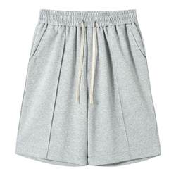 NOONOZ American street solid color shorts five-quarter pants