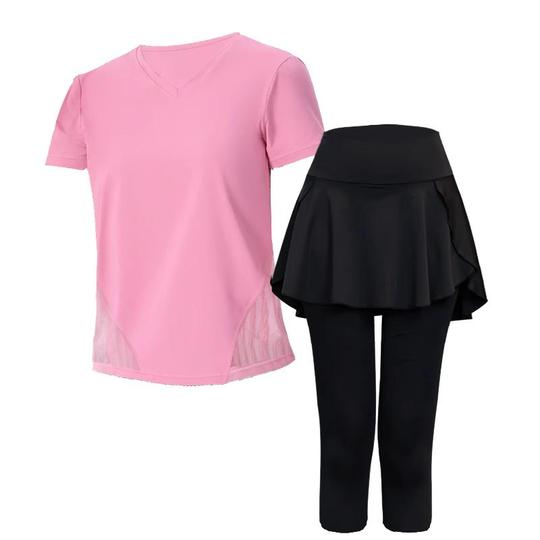 Conjunto de Ropa Deportiva de Verano para Mujer Xuelangfeng