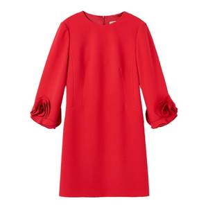 
Langzi French retro Hepburn style short New Year's A-line skirt 2025 spring new high-end dress