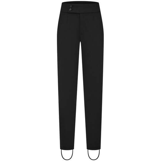 
Mendeshi Warm Down Pants 2025 Autumn and Winter New High Waist Solid Color Plus Velvet Stretch Knitted Straight Casual Pants