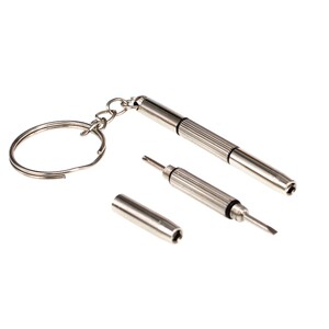 Portable glasses screw knife set tool twist screws, small rises, cone cross -stroke glasses rack disassembly mobile phone watch