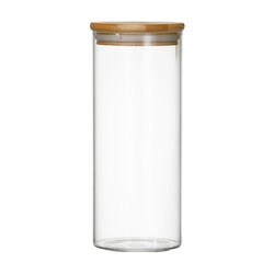 High-end food tea and cereals simple glass sealed bottle
