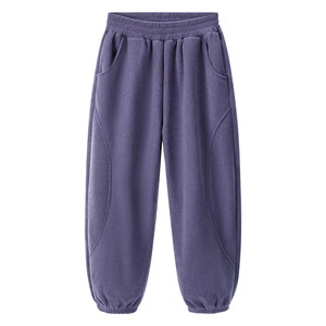 
Disney Girls' Velvet Pants 2026 New Winter Children's Warm Sports Pants Girls Rabbit Police Sweatpants