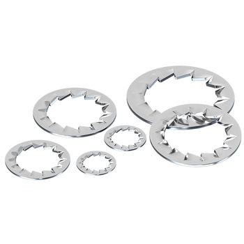 304/316 Inner serrated outer serrated locking washers