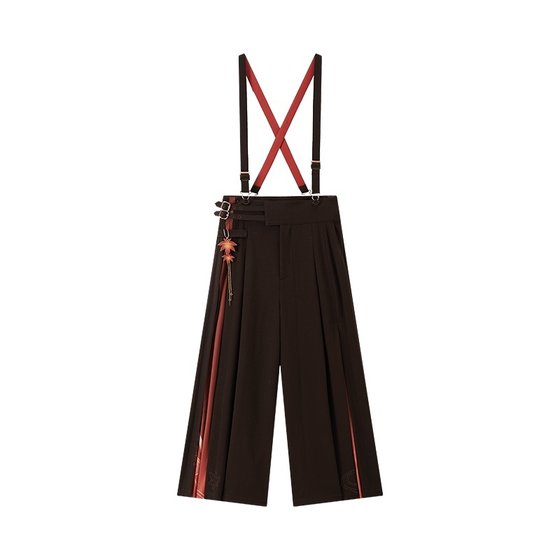 [Original God Official] Fengyuan Wanye theme impression series wide -leg strap pants Genshin

