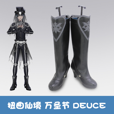 taobao agent F2473 distorted Wonderland COS Halloween Deure Shoe Custom CATER COSPLAY Shoes COS Shoes