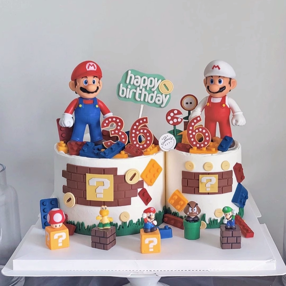 ສະເຫຼີມສະຫຼອງອິນເຕີເນັດ Mario doll ເຄື່ອງປະດັບຕົກແຕ່ງ cake ສໍາລັບເດັກນ້ອຍແລະເດັກຊາຍກາຕູນ Super Mario ພັກ dessert ຕົບແຕ່ງຕາຕະລາງ