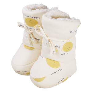 
Winter baby cotton shoes, small-month-aged baby shoes, warm baby shoes, plus velvet shoes, high-top thickened foot covers, not falling off