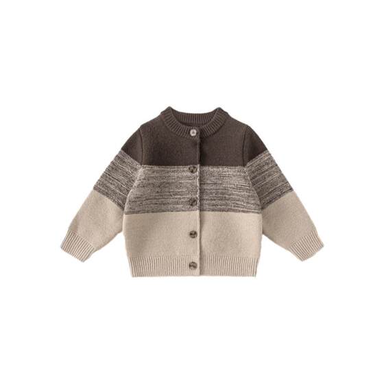 
INSbobo children's sweater boys' knitted cardigan 2026 spring new style girls' good-looking tops spring and autumn children's clothing