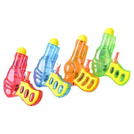 Kindergarten small gift water gun for children aged 3, plastic transparent spray gun for bathing, baby boy, 2 yuan gift