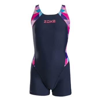 Professional training for children's swimsuits one-piece flat angles