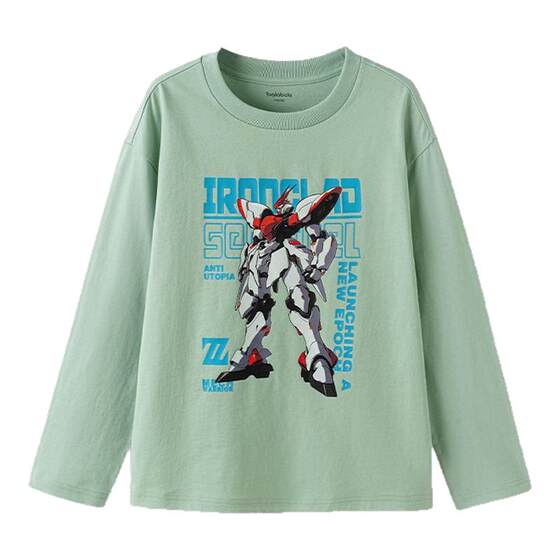 
Balabala boys long-sleeved T-shirt children's pure cotton bottoming shirt big children's long-sleeved top spring and autumn new children's trendy t-shirt