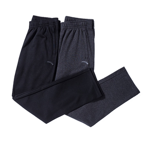 
ANTA Sports Pants Men's Pants 2026 New Straight Leg Loose Breathable Black Trousers Men's Knitted Casual Pants