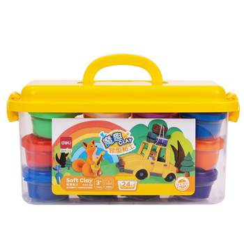 Gei ultra -light clay kindergarten rubber puree 24 colors
